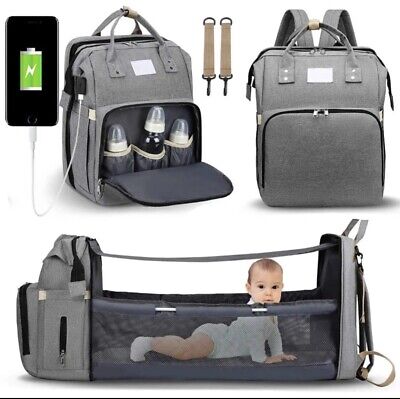 couches nouveau-né matelas à langer avec poches isolées papa cadeau de fête prénatale pour garçons Sac à langer panda bleu couché sac à dos multifonction imperméable pour maman 