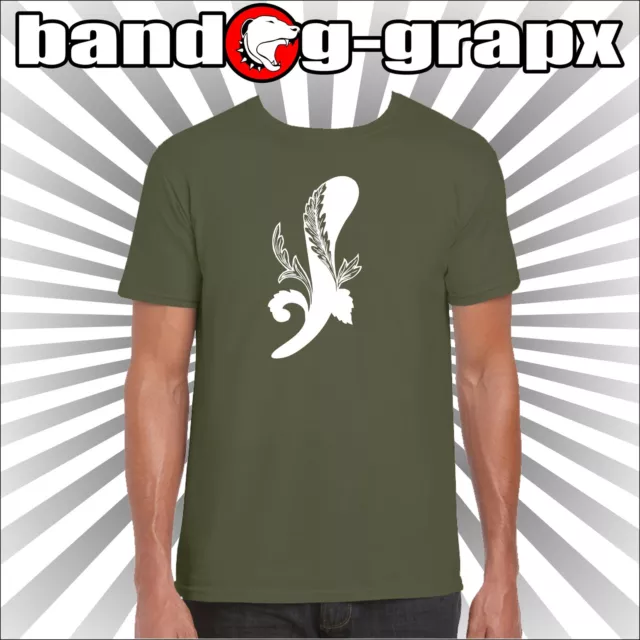 Asso Di Bastoni - T - Shirt Verde Militare Uomo - Carte Da Gioco Napoletane