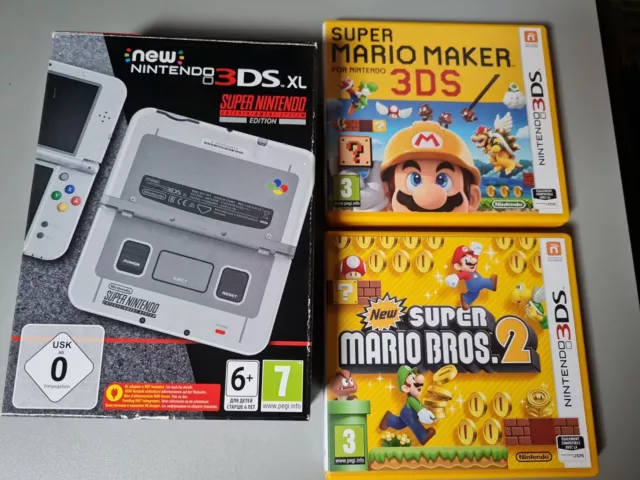 Console Nintendo New 3Ds Xl Limited Édition Super Nintendo  + Super Mario Bros 2