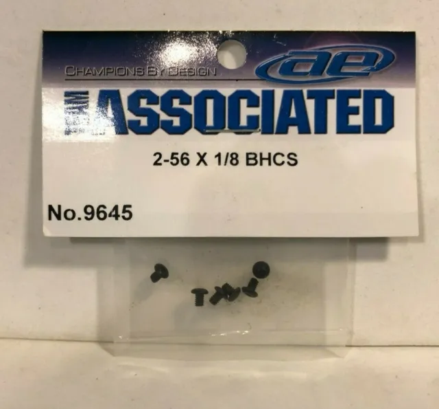 Team Associated 9645 BHCS 2-56 x 1/8 Button Head Screws for B4/T4 NIP RC