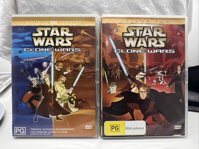 STAR WARS CLONE Wars (2003) Vol (DVD) (RARE)