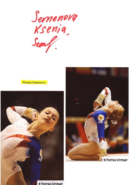 Monica Rosu  Rumänien Turnen 1.OS 2004  Karte original signiert WL 341167
