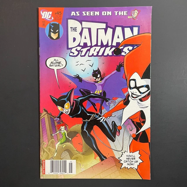 Batman Strikes 45 NEWSSTAND Harley Quinn Catwoman Poison Ivy DC 2008 Low Print