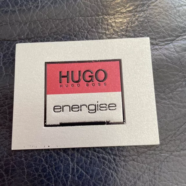 carte publicitaire - advertising card  -     d'Hugo Boss