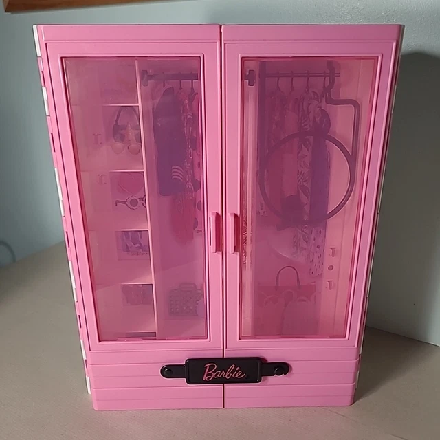 Barbie Fashionistas Ultimate Closet - Lilla Og Rosa Garderobeskap Til