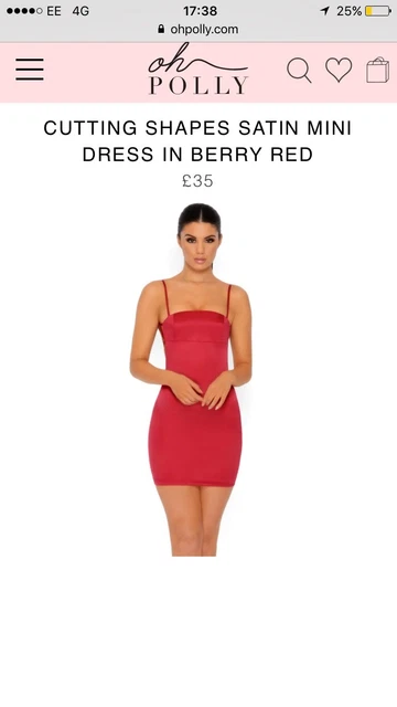 RED OH POLLY Dress 18.00 - PicClick UK