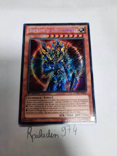 Yu-Gi-Oh! Soldat du Lustre Noir Emissaire du Commencement LCYW fr025 Secret Rare