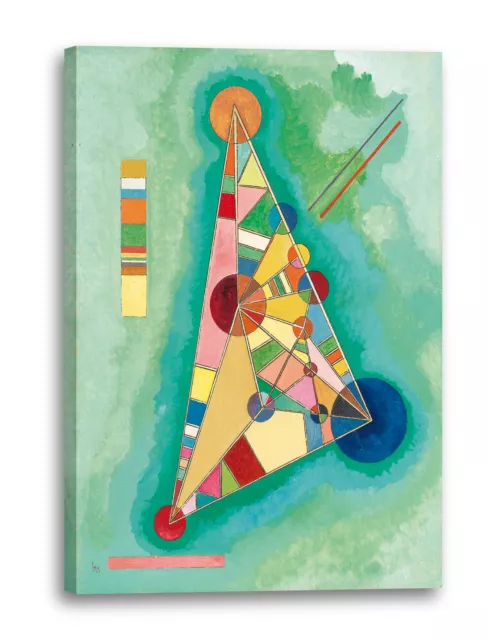 Kunstdruck Wassily Kandinsky - Bunt im Dreieck (1927)