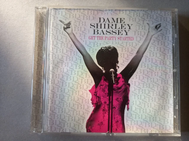 DAME SHIRLEY BASSEY GET THE PARTY STARTED (500) 13 Track Promo CD