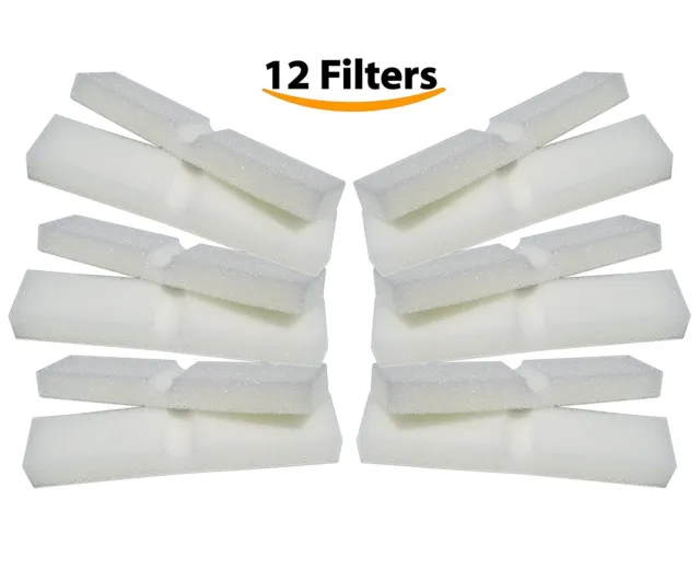 12 Foam Filter Pads For Fluval FX4 / FX5 / FX6 Canister Filters A-228