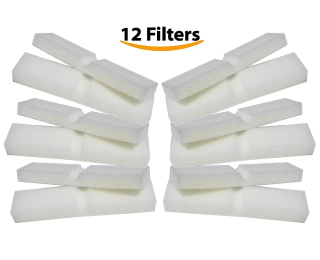 12 Foam Filter Pads For Fluval FX4 / FX5 / FX6 Canister Filters A-228