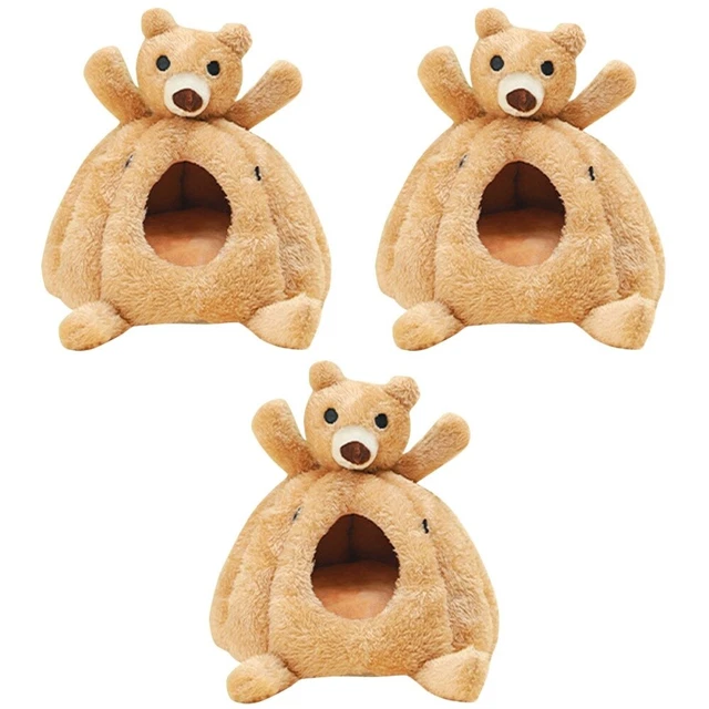 3x Komfortable Schöne Warme Zarte Hamster Bett Hamster Hütte Für Hause Decor