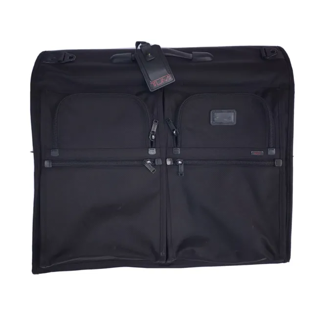 Black Tumi Alpha Ballistic Bifold Garment Bag Suitcase NO shoulder strap