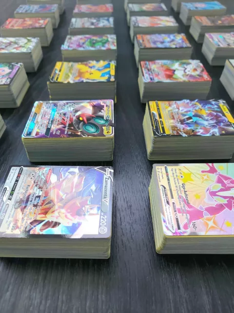 100 Pokémon Karten Sammlung mit Seltenen HOLOS & V, VMAX, GX GARANTIERT Deutsch!