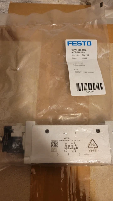 Festo Cpe18 m1h 3gl 1/4 163141 Mseb 3 24v DC Pneumatico Valvola 389 614 D 24 VDC | Acquisti Online su