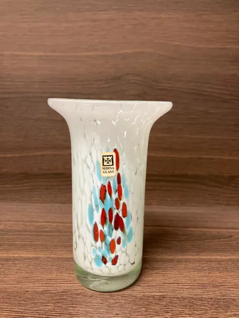 Stunning Mdina Mid Century Glass Vase
