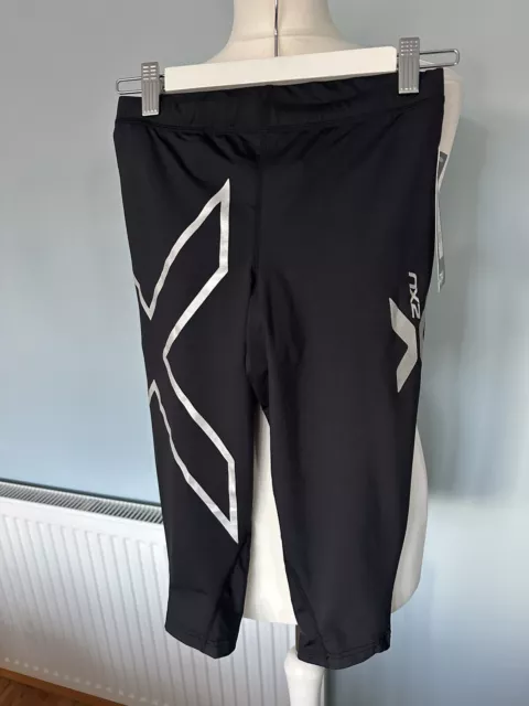 2XU PWX Women Compression Running Shorts Black New With Tags S