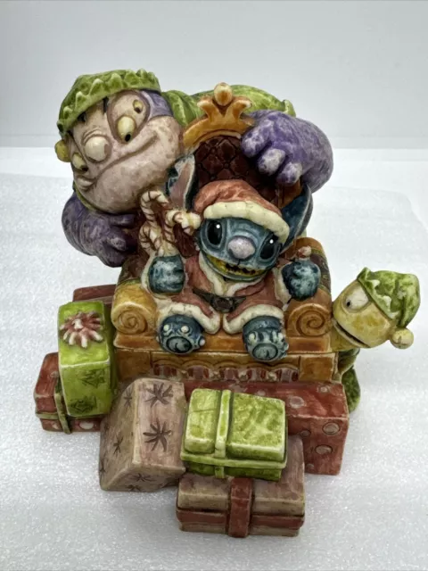 2007 Harmony Kingdom Figure Box Lilo & Stitch “A Very 626 Christmas” Ltd Ed 500 2