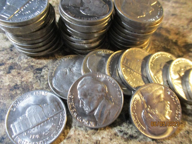 1946 Jefferson Nickel Roll Gem Bu   Xx1