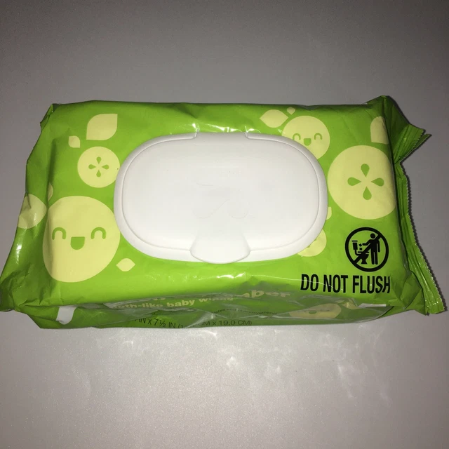 Up & Up Fresh Cucumber Cloth-Like Baby Wipes 100 Count NEW SEALED