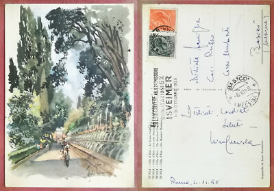 ALDO RAIMONDI TIVOLI LE CENTO FONTANE 1958 VILLA D'ESTE 