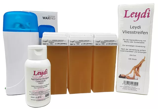 Leydi Prive Set,Warmwachspatronen,Vliesstreifen,Depilation,Waxing,wax,Waxingset