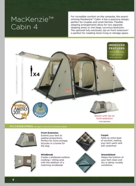 Coleman mackenzie discount cabin 4