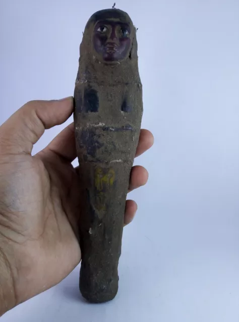 RARE ANCIENT EGYPTIAN ANTIQUE Statue Ushabti Mummy Shabti Kingdom 600 Bc