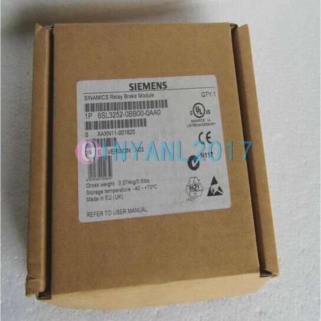 ONE SIEMENS SINAMICS Brake relay Power Module 6SL3252-0BB00-0AA0 NEW