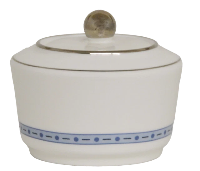 Tazón de Azúcar Puerta Azúcar Richard Ginori Lago Maya de Porcelana Blanco