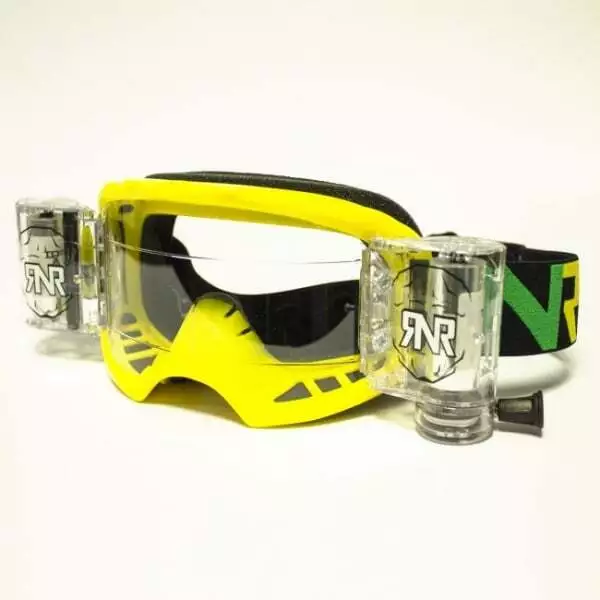 Occhiali roll off Rip N Roll Colossus WVS con pellicole 43 mm - GIALLI