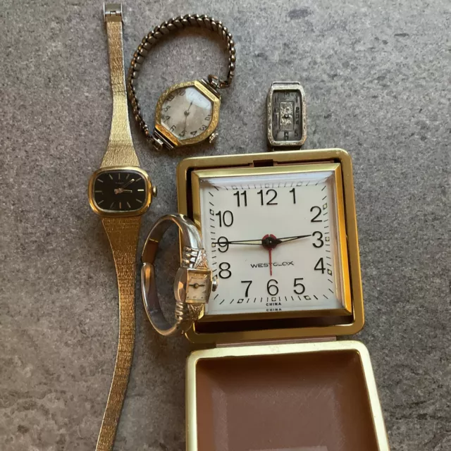 Gran Lote de Relojes Mecánicos Vintage Para Piezas o Reparación Lote #P49