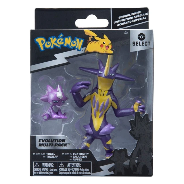 Pokémon Select Evolution 2 Evolution Pack - Features 2-Inch Toxel and 3-Inch Toxtricity Battle Figures