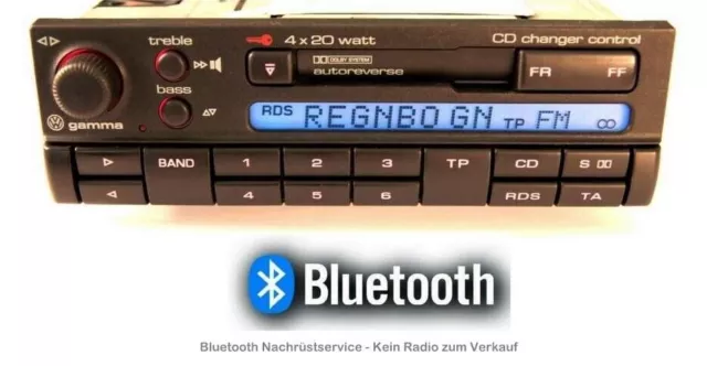 Modernisierung Umbau auf BT - Audi / VW Gamma 3  / Gamma 4 IV Bluetooth + Aux