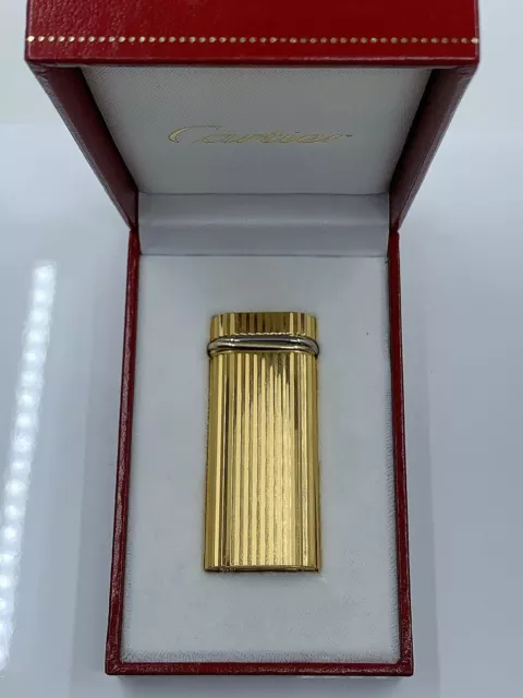 Briquet Cartier plaqué 60mm x 25mm x 13mm - Bijoux occasion