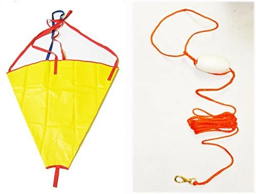 KUFA Trolling Drift Sock Sea Anchor with Line kit (SAC+SAR) (48" Sea Anchor