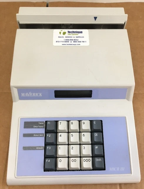MAVERICK M360 Exception Check Encoder MICR III - Unit Only