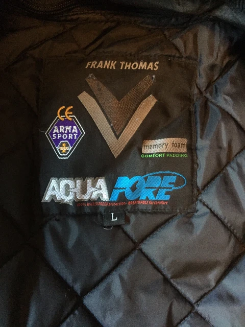 FRANK THOMAS AQUA Force Jacket 27.00 PicClick UK