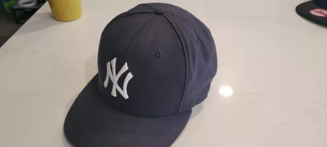 VINTAGE New York Yankees Hat Cap 7 7/8 New Era 59fifty Authentic Collection MLB