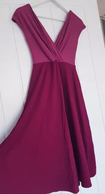 Tiffany Rose Alessandra Rosey Red Maternity And Nursing Dress Size 0 UK 6-8 £119 2