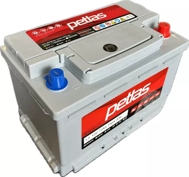 PETLAS Batterie 72Ah 12V  EN Batterie démarrage PETLAS L3