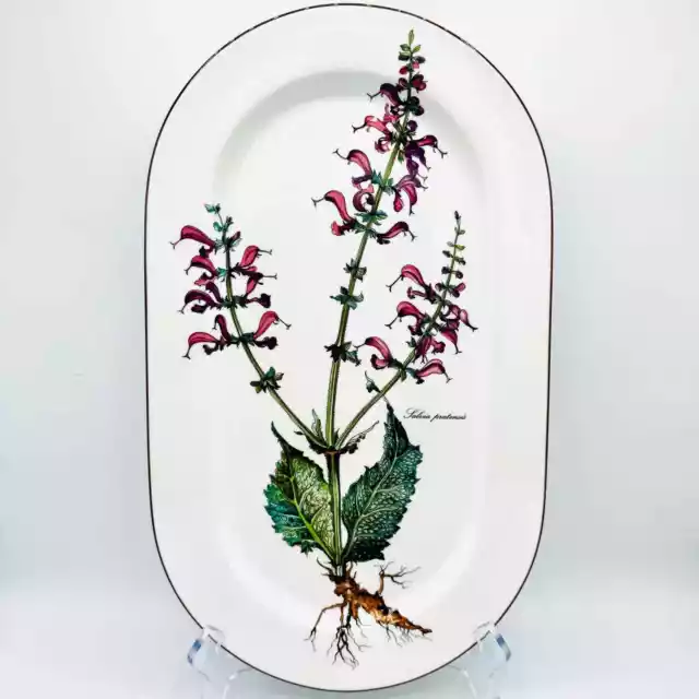 Villeroy & Boch Luxembourg Botanica Oval Serving, 15 1/4" Salvia Pretensis