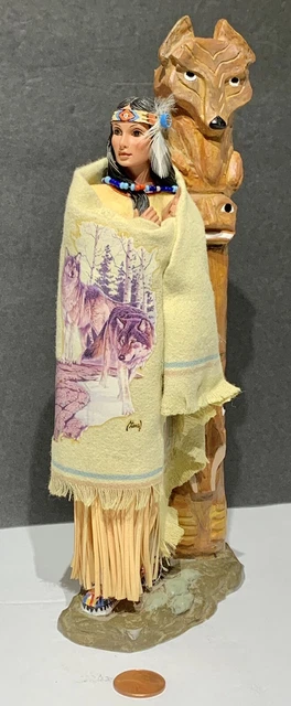 Spirit of the Wolf Collection “Guiding Spirit”. Ashton-Drake Galleries #38046