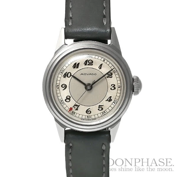 Movado Rotondo Ref.3716 Vintage Ss Manuale Beigexsilver Quadrante