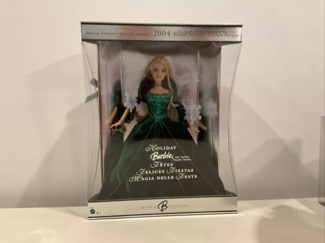 NIB Mattel Special 2004 Edition Holiday Barbie Doll Collector New