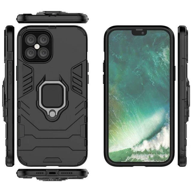 JOB LOT OF 60 Rugged Cases For iPhone 12 Pro Max Magnetic Ring Holder Shockproof