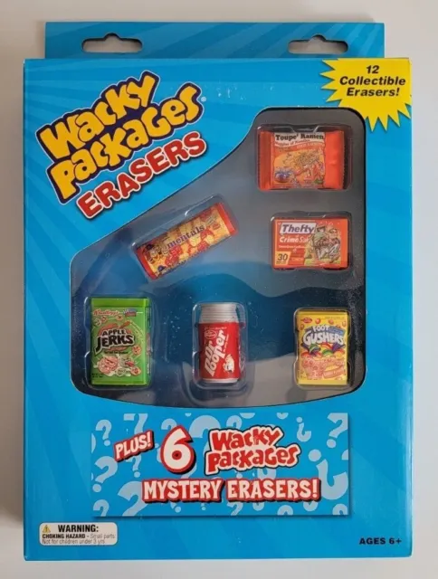 2011 Wacky Packages Series 2 Erasers Box 12 Collectible Erasers  New