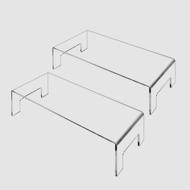 2 Stck./Set Spielzeugregale leicht dekorativ umweltfreundlich Spielzeugregale transparent