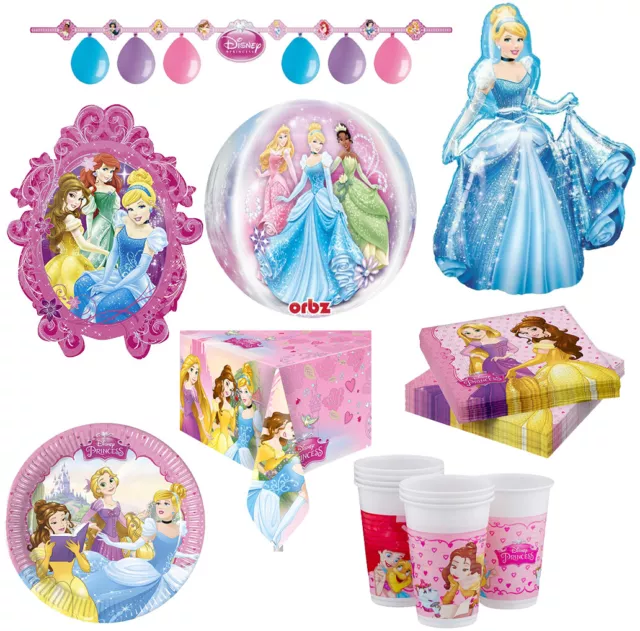 Set Compleanno Principesse Disney Princess Crea il tuo Kit Festa Bimba Bambina