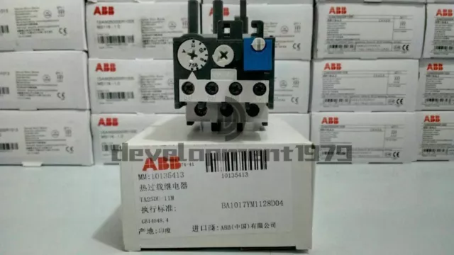 ONE NEW in box ABB TA25DU-11M Thermal Overload Relay TA25DU11M 7.5-11A 10135413